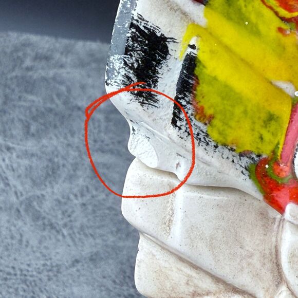 Ceramic Turkey Covered Sauce Dish Jar Thanksgiving Fall Hand Painted Vintage 7" - Picture 9 of 9